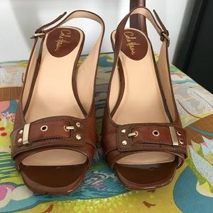 Cole Haan Brown Slingbacks